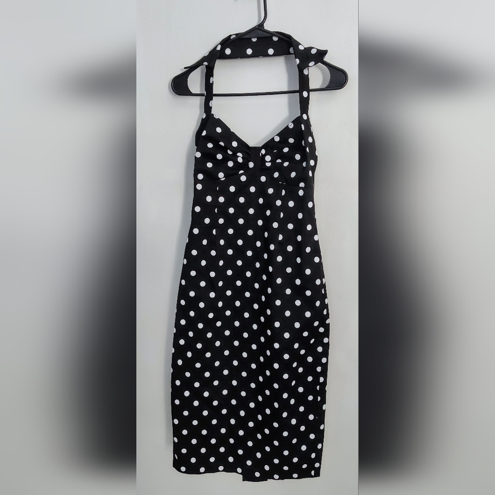 Polkadot Wiggle Dress